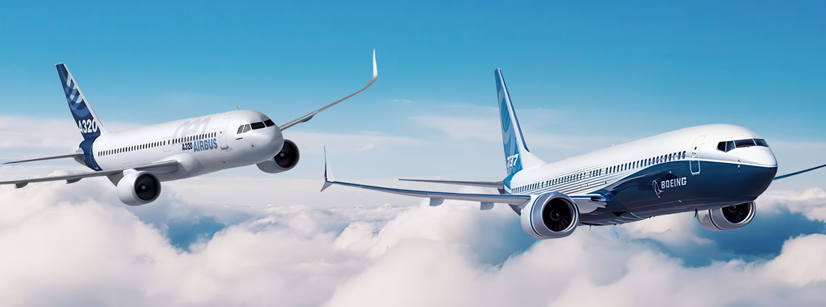 Capacitec Boeing vs Airbus A350