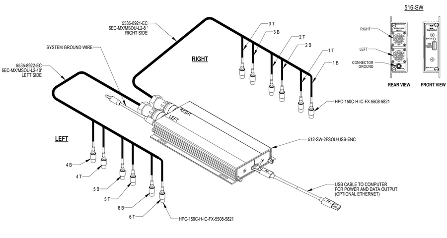 516-SW Multiple Channel Switching Amplifier
